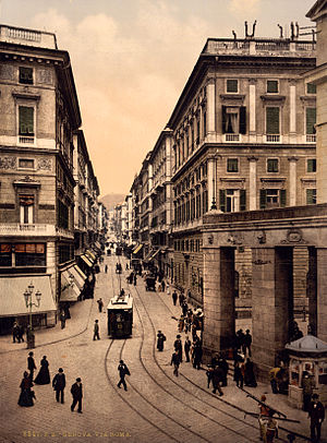 Trams in Genoa