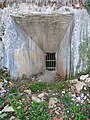 Embrasure à canon du fort.