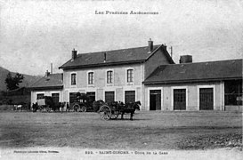 Gare de Saint-Girons, vers 1910.
