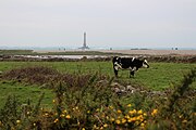 Autre vue à marée basse depuis la campagne.