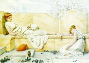 Two Classical Figures Reclining