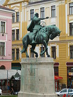 Statue équestre de Jean Hunyadi, Pécs