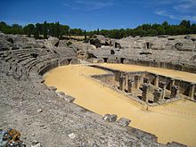 Italica amphitheatre Santiponce Andalucia Spain.JPG