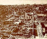 Damage from the great fire of Smyrna