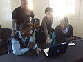 Some of the students and our volunteers were struggling with uploading pictures.