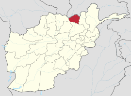 kaart van Kunduz