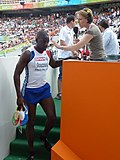 Der Weltmeister von 2005 Ladji Doucouré erreichte als Sechster seines Halbfinales nicht den Endlauf