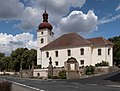 Liběšice, la iglesia: kostel Nanebevzetí Panny Marie