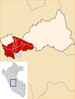 موقعیت استان پاسکو در نقشه