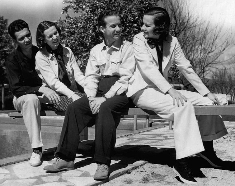 File:Lum and Abner with wives 1941.JPG