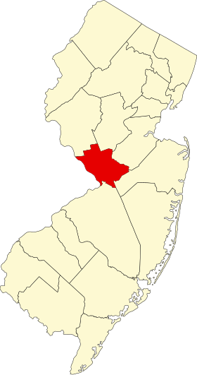 Localisation de Comté de Mercer(Mercer County)