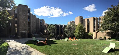 Morse College courtyard