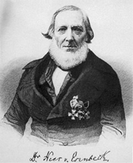 Христиан Готтфрид Нес фон Эзенбек. Фотография 1855 года.