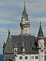 Garitte di vedetta nel castello di Neuschwanstein