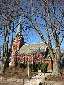 Norra Nöbbelövs kyrka i februari 2012