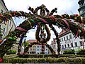 Osterbrunnen in Pirna (von Brücke) – hier für dieses Bild stimmen