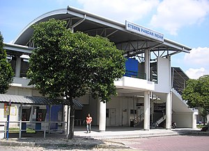 Pandan Indah station (Ampang Line) (exterior), Selangor.jpg