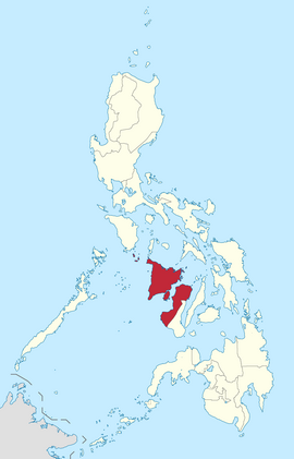 Vissaias Ocidentais na Filipinas Coordenadas : 11°7'48"N, 122°31'48"E