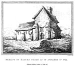Остатки Килбурнского монастыря, каким он был в 1722 году. Jpg