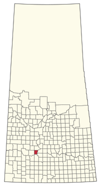 Location of the RM of Canaan No. 225 in Saskatchewan