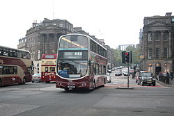 SN55 BNV entering Princes St, 08 May 2013.JPG