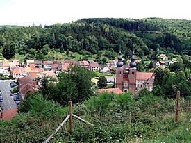 Vista geral de Saint-Quirin