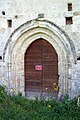 Vue sud du porche et du clocher-pignon (avr. 2011)