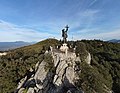 Statua del Redentore sulla cima del Monte Ortobene a Nuoro