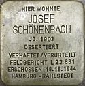 Stolperstein Siegen Schoenenbach Josef