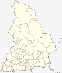 Verkhnyaya Pyshma situas en Sverdlovsk Oblast