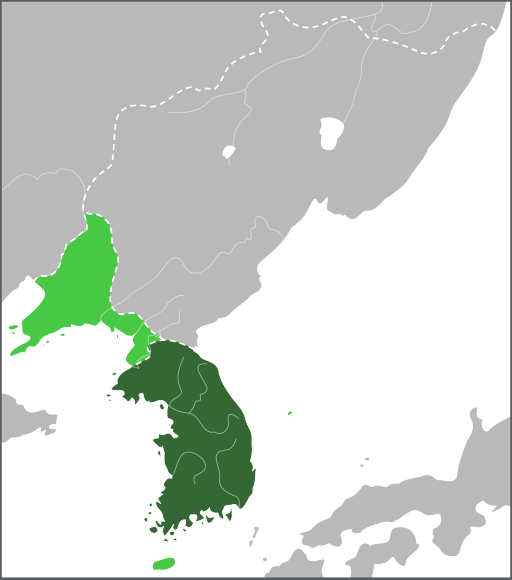 Unified Silla with indication of territory; Tamna & Little Goguryeo are referred in light green