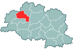Location of Mjoru rajons
