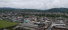 Vista amplia del Cantón Bucay desde el mirador