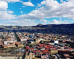 Blick auf die Stadt Hidalgo del Parral