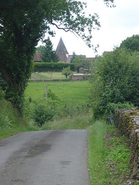 Le clocher de l'église.