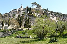 View of Le Beaucet