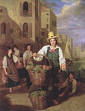 Venetian fruit seller (ভেনেটিয়ান ফল বিক্রেতা), (১৮২৬)