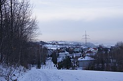 Wrząsowice in winter