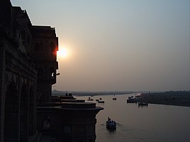 Vista de Yamuna des de Kesi Ghata