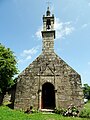 Chapelle Sainte-Brigitte, façade et clocher.