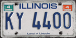 1983 Illinois License plate.png