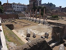 The Temple of Peace, a Roman temple dedicated to the goddess Pax 2016 Temple of Peace (Rome) 02.jpg