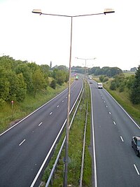 Part of the original A500 near Audley.