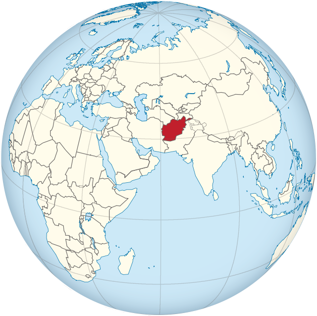 Afghanistan - Localizzazione