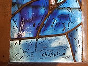 Signatures "Chagall" and [Charles] "Marq" in Window 4