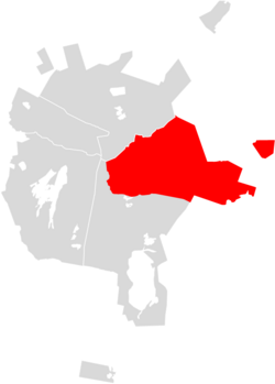 Location of Almaty District Алматы Ауданы