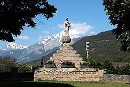 Monument i Arbaz år 2019