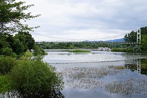 Ashino Park in Goshogawara, Aomori.