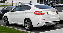 The first-generation BMW X6, widely regarded as the first coupe SUV BMW X6 M (E71) - Heckansicht, 2. Juli 2011, Dusseldorf.jpg