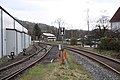 Gleisverbindung und Infrastrukturgrenze am südlichen Bahnhofskopf